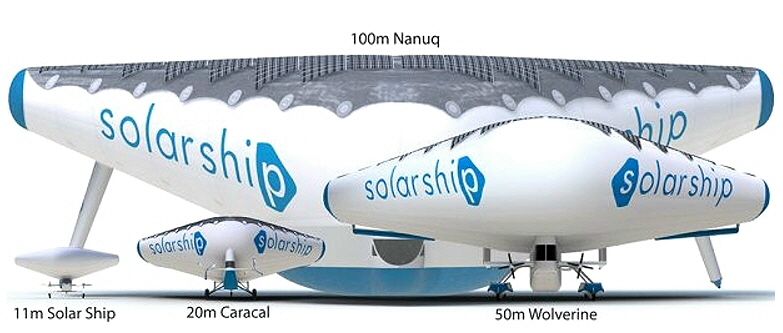 Solare Luftschiffe, Quelle: Solar Ship Inc.
