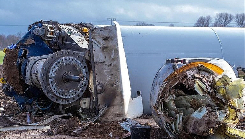 Wind turbine waste, Source: Screenshot