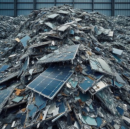 Solar panel waste, Source: Screenshot